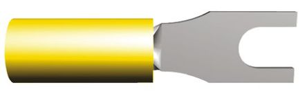 TE Connectivity - 130496 - TE Connectivity PIDG ϵ ɫ Ե ѹӲ 130496, M4 ˨, 12AWG  10AWG		