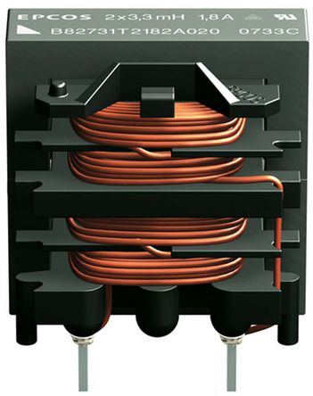 EPCOS - B82731T2182A020 - EPCOS B82731T ϵ 3.3 mH -30  +50%  B82731T2182A020 Դ߶Ȧ, 10kHzгƵ, 1.8A Idc, 200m Rdc		