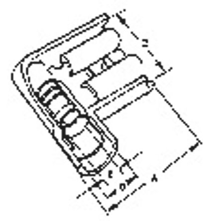 Molex - 19007-0009 - Molex 19007 ϵ ɫ Ե ѹӲ 19007-0009, 4.75 x 0.51mm, о		
