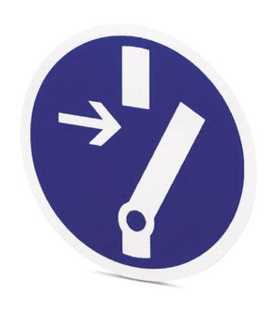 Phoenix Contact - 1014164 - Phoenix Contact 1014164 3װ Ԥӡǩ, 50mmֱ, 50mm		