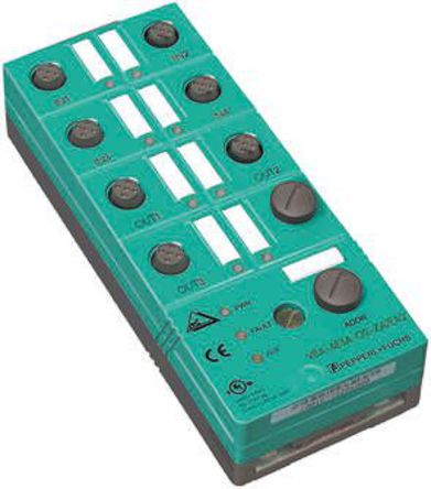 Pepperl + Fuchs - VBA-4E3A-G2-ZA/EA2 - Pepperl + Fuchs PLC /ģ 113340, 7 x I/O, 20  30 V ֱ, 150 x 18.7 x 60 mm		