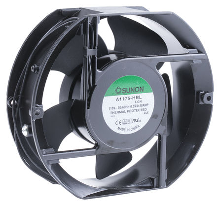Sunon - A1175HBLTGN - Sunon A1175 ϵ 36W 115 V   A1175HBLTGN, 302m3/h, 2950rpm, 151 x 171 x 51mm		
