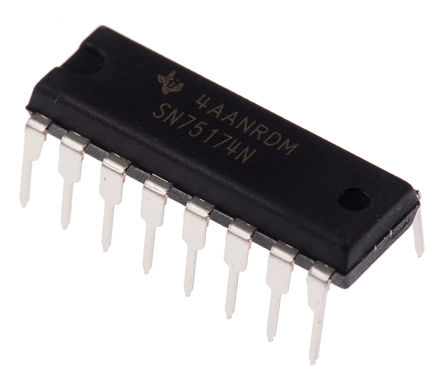 Texas Instruments - SN75174N - SN75174N, 4 (RS-422)4 (RS-485)· EIA/TIA-422-BITU-V.11RS-422RS-485 ·, 4MBd, ź, 5 VԴ, 16 PDIPװ		
