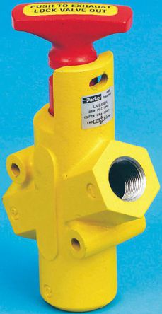 Parker - LV4B6B - Parker LV ϵ ɫ/ɫ  Ͻ ֶƷ LV4B6B, 17 barѹ, G 1/2, 0  +70C		