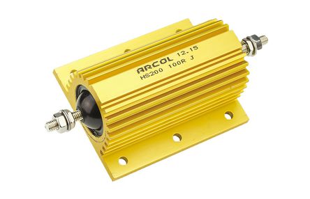 Arcol - HS200 100R J - Arcol HS200 ϵ HS200 100R J 200W 100 5%  尲װ̶ֵ, Ӷ, Ƿװ		