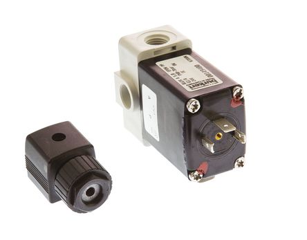 Burkert - 061321 - Burkert 0124 ϵ 2˿ PP ŷ 061321, 3 bar, 1/4in˿, NC, 24 V ֱ		