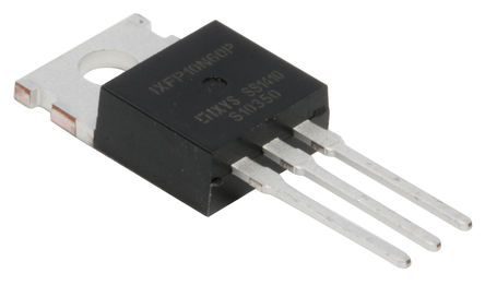 IXYS - IXFP10N60P - IXYS HiperFET, Polar ϵ Si N MOSFET IXFP10N60P, 10 A, Vds=600 V, 3 TO-220װ		