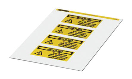 Phoenix Contact - 0830475 - Phoenix Contact 0830475 4װ Ԥӡǩ, 52mm, 105mm		