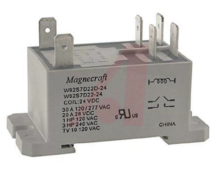 Schneider Electric - 92S7D22D-24 - Schneider Electric 92S7D22D-24 DPNO 尲װ Ǳ̵, 20 A, 24V dc		