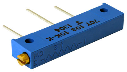 Vishay - M70Y502KB25 - Vishay 70Y ϵ 20 ת ͨ ΢ M70Y502KB25, Ӷ, 5k 10%, 1W, 100ppm/C		