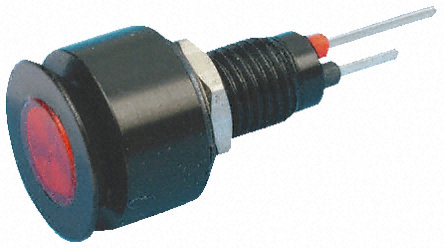 Marl - 696-301-22 - Marl 696-301-22 7 mm Ƕʽ ɫ LED ָʾ, ŽӶ, 6.1mmװ׳ߴ, 24 V ֱ		