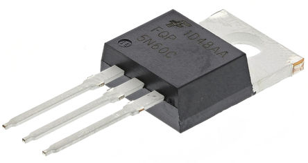 Fairchild Semiconductor - FQP5N60C - Fairchild Semiconductor QFET ϵ N Si MOSFET FQP5N60C, 4.5 A, Vds=600 V, 3 TO-220ABװ		