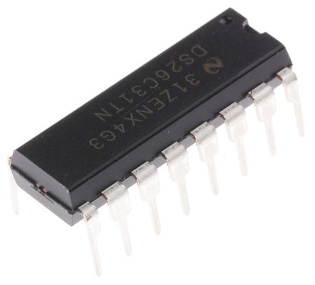 Texas Instruments - DS26C31TN/NOPB - DS26C31TN/NOPB,  RS-422 ·, ź, 5 VԴ, 16 MDIPװ		