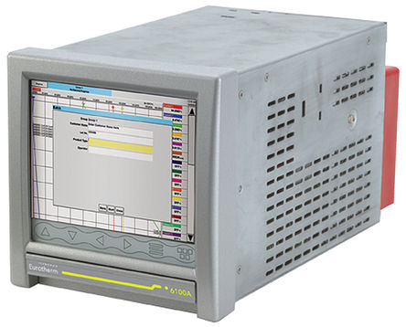 Eurotherm - 6100A/U12/PANEL/NOLCK/ALITE/06GROUP - Eurotherm 6100A 12输入 无纸 图表记录仪, 测量电流、毫伏、电阻、电压		