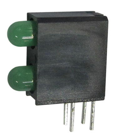 Kingbright - L-710A8MD/2GD - Kingbright L-710A8MD/2GD ɫ ֱ LED ָʾ, 40, 2 LED, 2.5 V, ͨװװ		