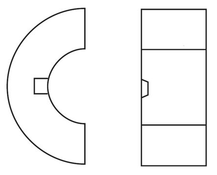 FERROXCUBE - CSC16/7.9/14-4S2F-EN - FERROXCUBE ɿ ׹ 432703021161, 24.7 x 22.8 x 10.2mm, 7.6mm׾, ӦڵŸ		