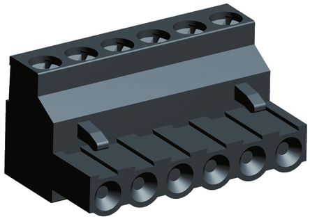 TE Connectivity - 796635-6 - TE Connectivity Buchanan ϵ 5.08mm ھ 6 ·  ɫ ֱ ͷ 796635-6, ӡˢ·尲װ, нݶ˽		