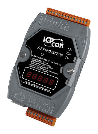 ICP-DAS - RS-I-7540D-MTCP - ICP-DAS I-7540D-MTCP CAN̫Modbus RTUModbus TCP ת		
