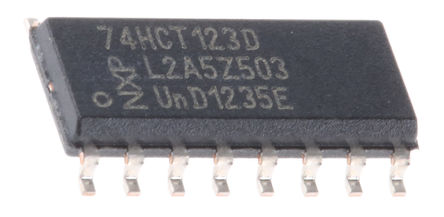 Nexperia - 74HCT123D,653 - NXP 74HCT123D,653 2 ̬г, 4mA, 4.5  5.5 VԴ, 16 SOICװ		