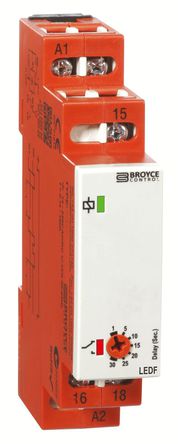 Broyce Control - LEDF 24VAC/DC/110VAC. 0.5-10 Sec - Broyce Control  ʱ̵ LEDF 24VAC/DC/110VAC. 0.5-10 Sec, 0.5  10 s, ˫, 1, SPDT, 110 V 24 V /ֱ		