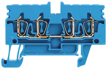 Weidmuller - ZDU 2.5N/4AN BL -1933750000 - Weidmuller Z ϵ ɫ ͨӿ 1933750000, 24A, 800 V		