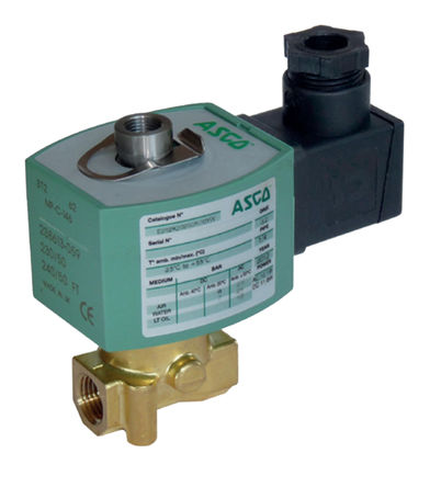 Asco - E314K121S1V01-230V 50HZ - Asco E314K ϵ 3˿  ŷ E314K121S1V01-230V 50HZ, 10bar6ͣbar8ˮbar, 1/4in˿, NC, 230 V 		