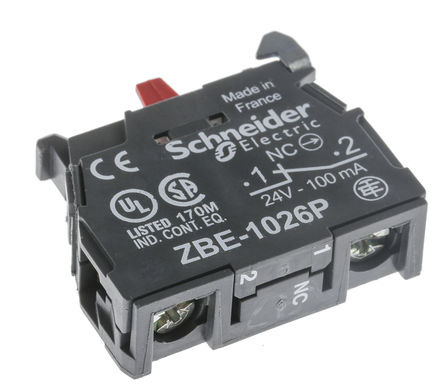 Schneider Electric - ZBE1026P - Schneider Electric XB4 XB5 ϵ Ӵ ZBE1026P, 1 , ݶӶ		