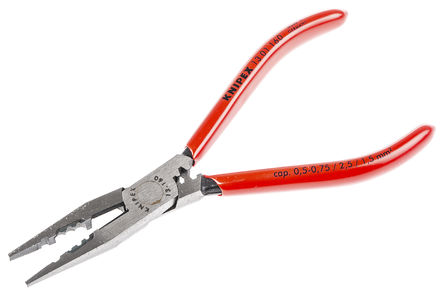 Knipex - 1301160 - Knipex 钒电工钢 组合钳 1301160, 能切割 中等硬度线：2.5 mm；硬线：1.6 mm, 总长160 mm		