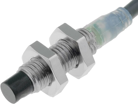 Omron - E2A-S08KN04-WP-B1 5M - Omron IP67  ʽ E2A-S08KN04-WP-B1 5M, 4 mm ⷶΧ, PNP, 12  24 V ֱԴ		