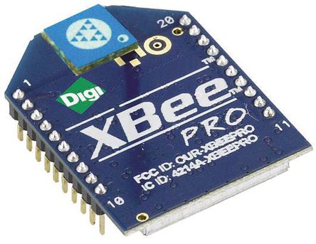 Digi International - XBP24-ACI-001 - Digi International XBP24-ACI-001 ZigBee ģ, +18dBm, -100dBm, UARTͨ첽շ, WPANӿ, 2.8  3.4V dc		