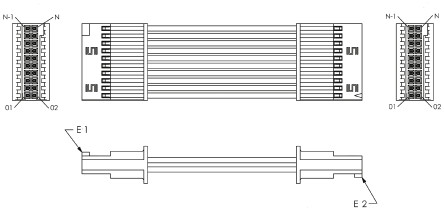 Samtec - SFSD-10-28-H-10.00-DR-NDS - Samtec 254mm е SFSD-10-28-H-10.00-DR-NDS, 10  TFM-WT  10  TFM-WT		