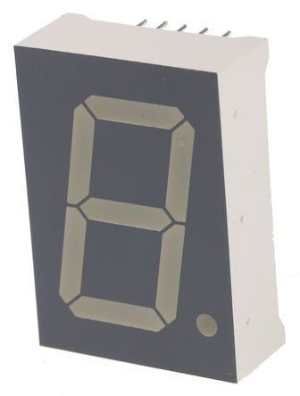 Kingbright - SC10-21SRWA - Kingbright 1ַ 7  ɫ LED  SC10-21SRWA, 120 mcd, ҲС, 26mmַ, ͨװװ		