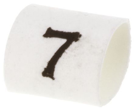 TE Connectivity - TRSA-1019/C/1/7 - TE Connectivity 100װ ɫ ̶ ±ʶ TRSA-1019/C/1/7, 1  3mmֱ, ӡ"7"ͼ		