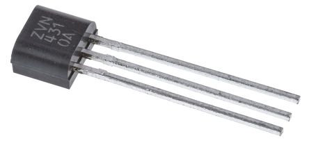 DiodesZetex - ZVN4310A - DiodesZetex Si N MOSFET ZVN4310A, 900 mA, Vds=100 V, 3 E-Lineװ		