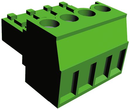 TE Connectivity - 284507-4 - TE Connectivity Buchanan ϵ 3.81mm ھ 4 ·  ɫ ֱ ͷ 284507-4, ӡˢ·尲װ, нݶ˽		