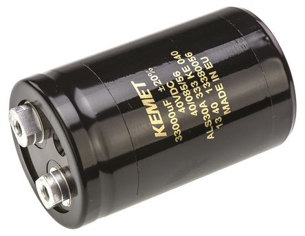 KEMET - ALS30A333KE040 - KEMET ALS30 ϵ 40 V ֱ 33000F ̰װ  ALS30A333KE040, 20%ݲ, 12m(ֵ), +85C,  - ݶ߶ӣװ		