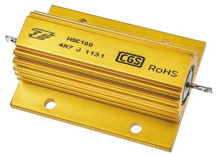 TE Connectivity - HSC1004R7J - TE Connectivity HSC100 ϵ HSC1004R7J 100W 4.7 5%  尲װ̶ֵ, ƬӶ, Ƿװ		