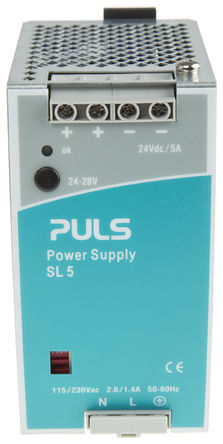PULS - SL5.102 - PULS 120W ģʽ DIN 尲װԴ SL5.102, 90%Ч, 4.3  5A		