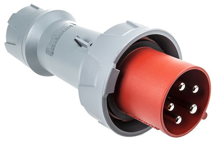 Mennekes - 3325 - Mennekes PowerTOP ϵ ɫ 3P+N+E ҵԴ °װ ͷ 3325RS, 63A, 400 V, IP67		
