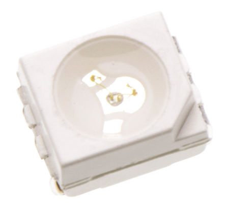 Broadcom - HSMA-A101-S00J1 - Broadcom ɫ (590 nm ) LED HSMA-A101-S00J1, 30mA, 120 ӽ PLCC 2 װ		