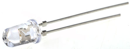 Wurth Elektronik - 151053BS04500 - Wurth Elektronik WL-TMRW ϵ ɫ (465 nm ) LED 151053BS04500, 3.6 V, 30mA, 2 cd, 45 ӽ 5mm (T-1 3/4) ͨ		