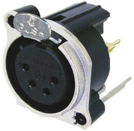 Neutrik - NC4FBV-D - Neutrik ɫ 4·  ӡˢ·尲װ XLR  NC4FBV-D, ƽܶƻѧ, 50 V		