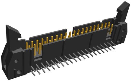 TE Connectivity - 5499913-9 - TE Connectivity AMP-LATCH ϵ 40· 2.54mmھ (2) ֱ PCB  5499913-9, Ӷ˽, 1A, ͨ		