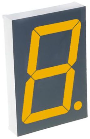 Kingbright - SA40-19SEKWA - Kingbright 1ַ 7  ɫ LED  SA40-19SEKWA, 310 mcd, ҲС, 101mmַ, ͨװװ		