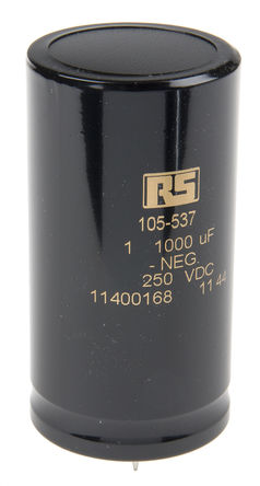 KEMET - ALP20A102DE250 - KEMET ALP20 ϵ 250 V ֱ 1000F ͨ  ALP20A102DE250, -10  +30%ݲ, +85C,  - ţװ		