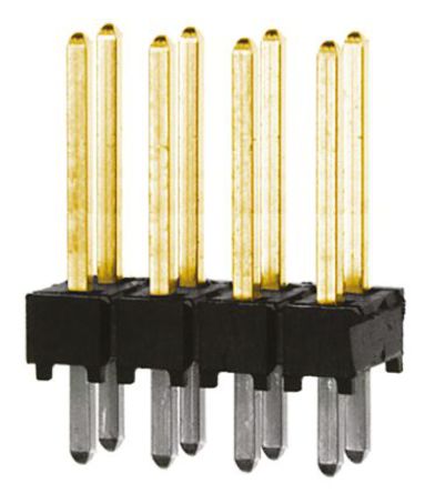 Samtec - TSW-104-14-L-D - Samtec TSW ϵ 8· 2.54mmھ (2) ֱ Ź TSW-104-14-L-D, Ӷ˽, 7.6A, ͨ		