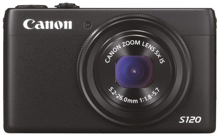 Canon - 8407B012AA - Canon S120 黑色 数码相机 4X数字变焦 5X光学变焦, 3in LCD, PowerShot系列		