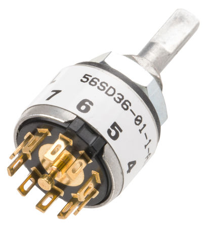 Grayhill - 56SD36-01-1-AJN - Grayhill 10λ ת 56SD36-01-1-AJN, SP10T , IP67, 600V acѹ, 200 mA @ 30 V ֱ, 12.7 x 28.07mm		