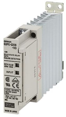 Omron - G3PC-220B-VD DC12-24 - Omron G3PC220BVDDC1224  DIN ӿڼ̵ģ, 20A, 24V dc		
