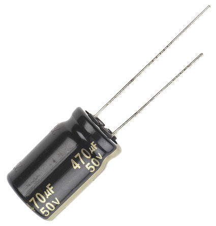 Panasonic - EEUFM1H471 - Panasonic FM  ϵ 50 V ֱ 470F ͨ  EEUFM1H471, 20%ݲ, +105C		